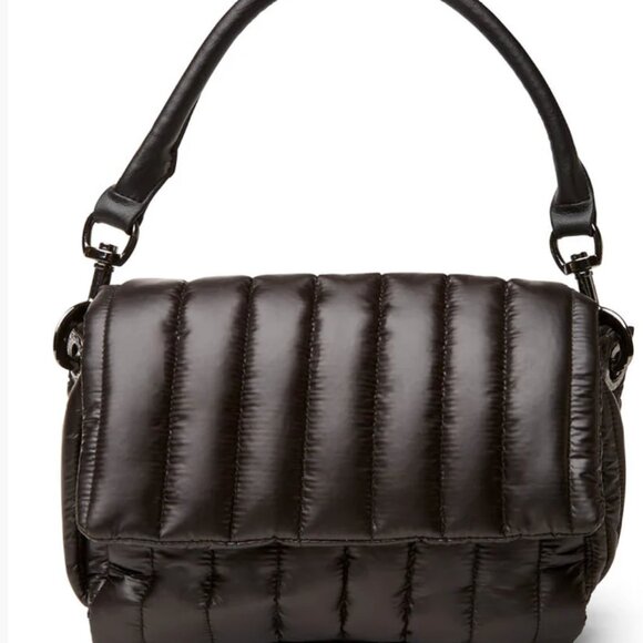 THINK ROYLN Bar Bag- Shiny Black with Gun Metal (NWT) - Picture 5 of 5